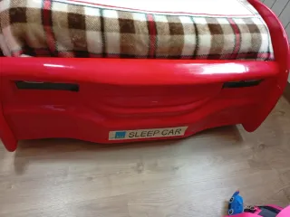 Cama coche madera 90cm