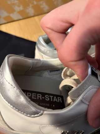 Golden Goose Zapatillas Superstar Oro Blanco