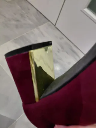 Zapatos de tacón granates Primark