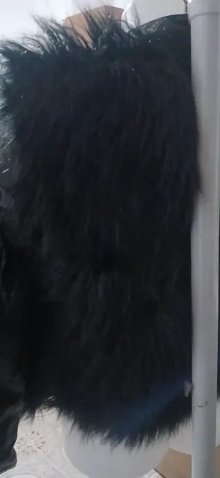 Giacca Siley pellicciotto e nappa nera