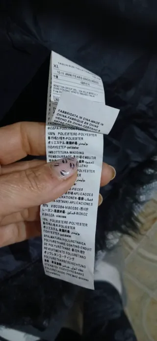 Giacca Siley pellicciotto e nappa nera