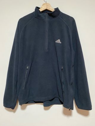 Chaqueta Polar Adidas Talla L Azul Marino