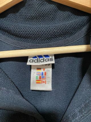 Chaqueta Polar Adidas Talla L Azul Marino