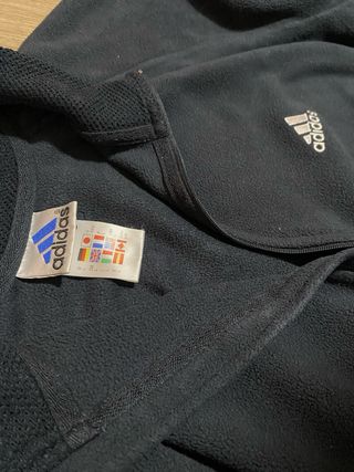 Chaqueta Polar Adidas Talla L Azul Marino