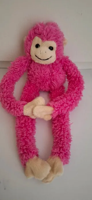 Coppia Scimmiette Peluche Magnetiche