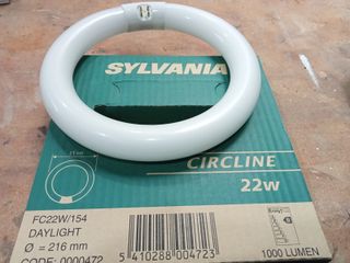 Lote 2 Lámparas Fluorescentes Circuline Sylvania