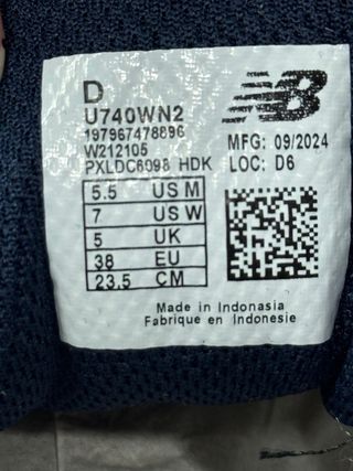New Balance 740, talla 38