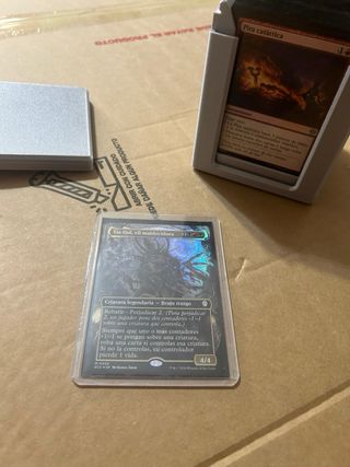 Deckbox MTG Cierre Rail + Toploader