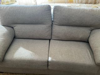 Sofás gris tela
