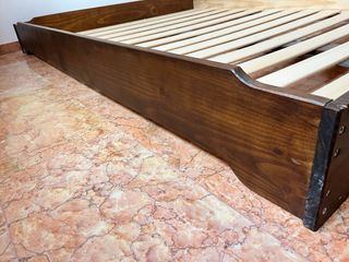 Estructura Cama Doble Tatami Madera