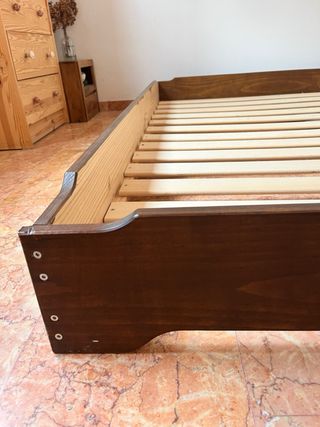 Estructura Cama Doble Tatami Madera