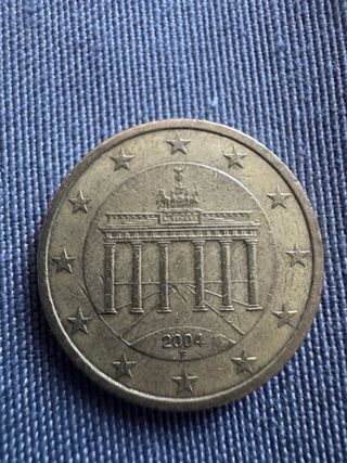 Moneda 50 céntimos Alemania 2004