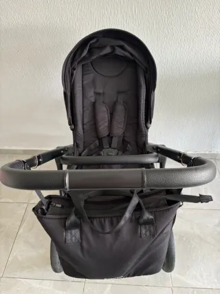 Carro de bebé 3 piezas negro