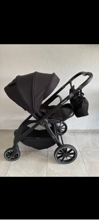 Carro de bebé 3 piezas negro