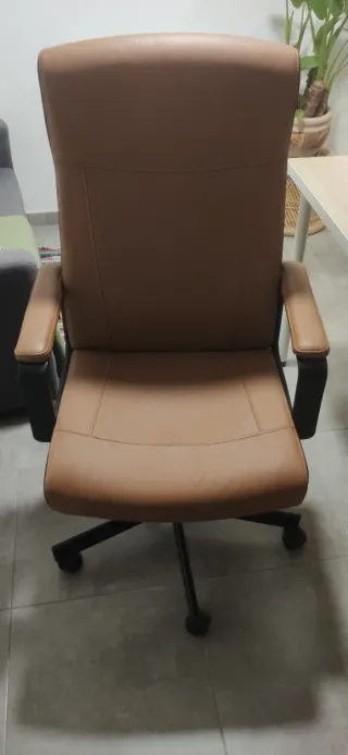 Silla de escritorio piel sintética