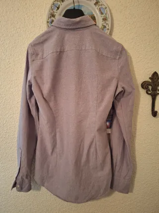 Camisa Oxford Ralph Lauren lila Talla xs