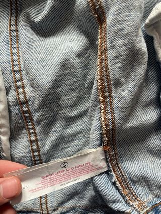 Chaqueta Vaquera Hombre Azul/Gris