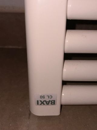 Radiador Toallero Eléctrico Baxi CL 50