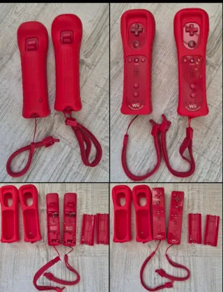 Mandos Originales Wii WiiU Rojos