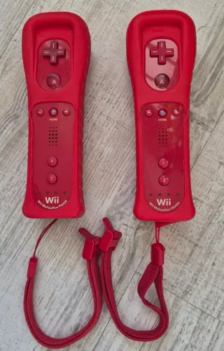 Mandos Originales Wii WiiU Rojos