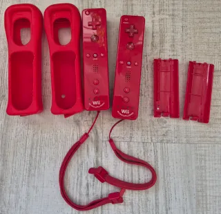 Mandos Originales Wii WiiU Rojos