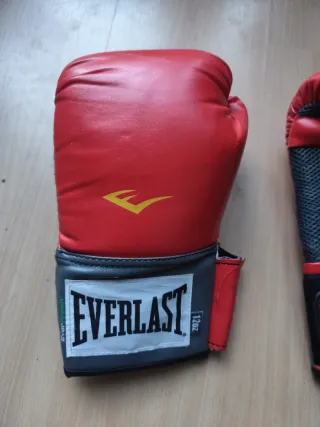 Guantes Boxeo Everlast 12oz Rojos