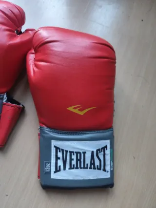 Guantes Boxeo Everlast 12oz Rojos
