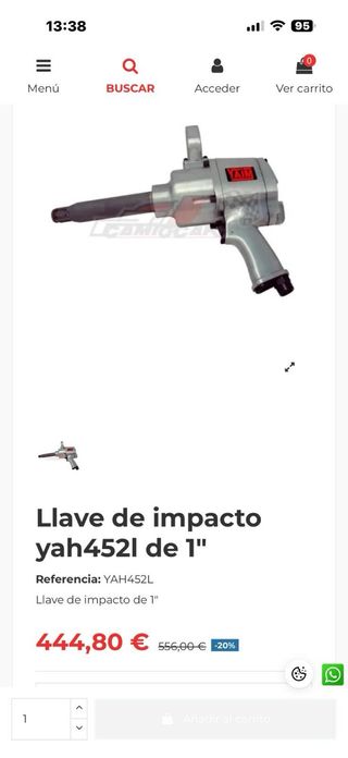 Llave de impacto neumática AIM