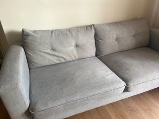 Sofá gris Maisons du Monde