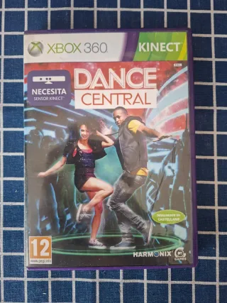 XBOX360 DANCE CENTRAL KINECT ORIGINAL COMPLETO