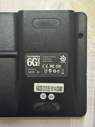 Teclado Mecánico Steelseries 6Gv2 Negro