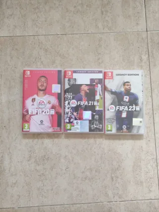 Lote FIFA 20, 21 y 23 Nintendo Switch