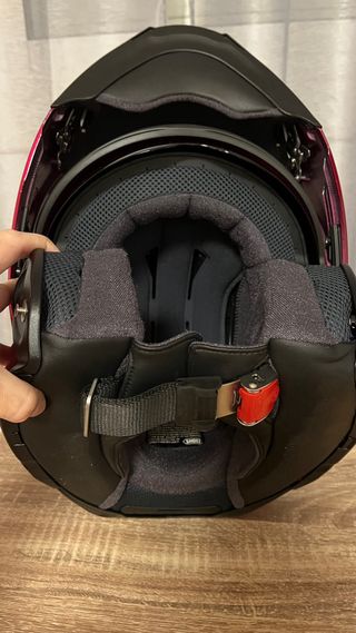 Casco SHOEI Rojo Metalizado