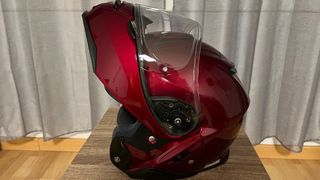 Casco SHOEI Rojo Metalizado