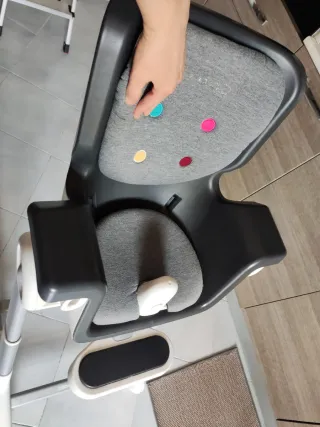 Seggiolino pappa con tavolino e sdraietta Bébé Com