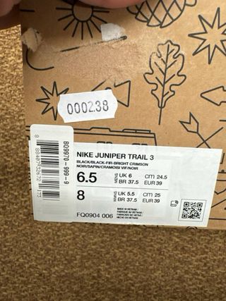 Nike Juniper Trail 3 Scarpe Donna Taglia 39 Nuove