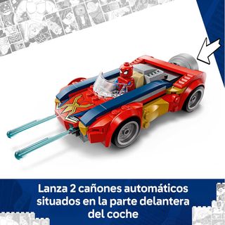 LEGO Marvel Coche Spider-Man y Lobezno