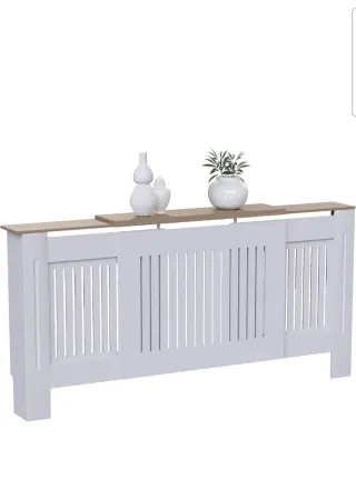 Vida Designs Arlington Cubierta Radiador Blanca