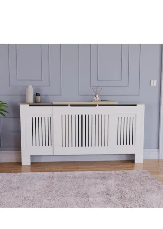 Vida Designs Arlington Cubierta Radiador Blanca