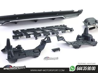 DIFUSOR TRASERO MERCEDES CLASE C W205 LOOK C63 AMG