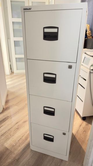 Armario Archivador Metálico Bisley Blanco