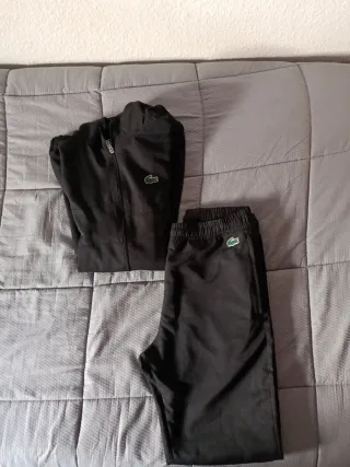 Chándal Lacoste Negro Talla S
