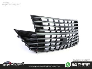 PARRILLA DELANTERA PARA VOLKSWAGEN T6 2019-2021 NEGRO BRILLO