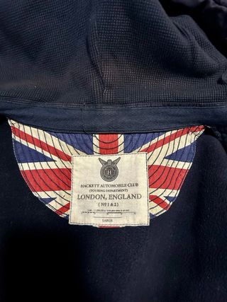 Sudadera Hackett azul con parches