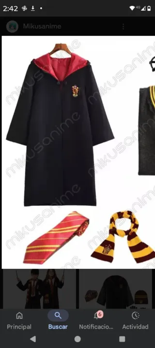 Disfraz Harry Potter Talla S/M