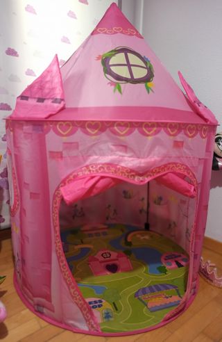 Castillo Princesas Tela Niña