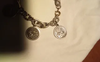 Bracciale donna argento con ciondoli