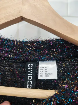 Jersey H&M brillo negro Talla XS