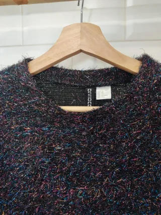 Jersey H&M brillo negro Talla XS