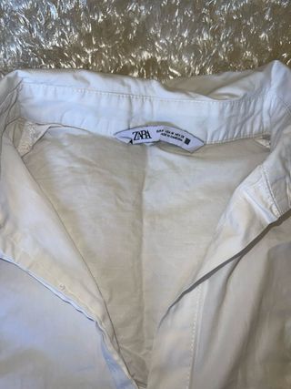 Camisa oversize Zara blanca Talla única
